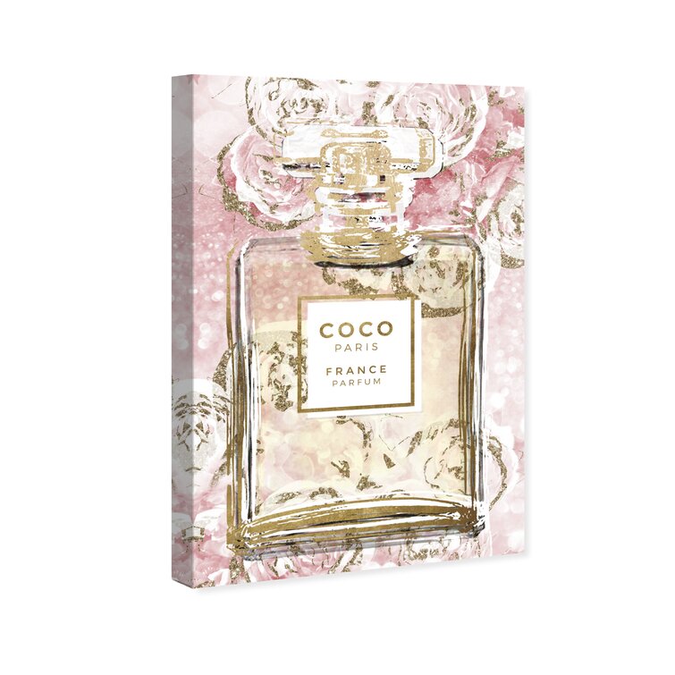 Oliver Gal Floral French Perfume Framed On Canvas Print & Reviews